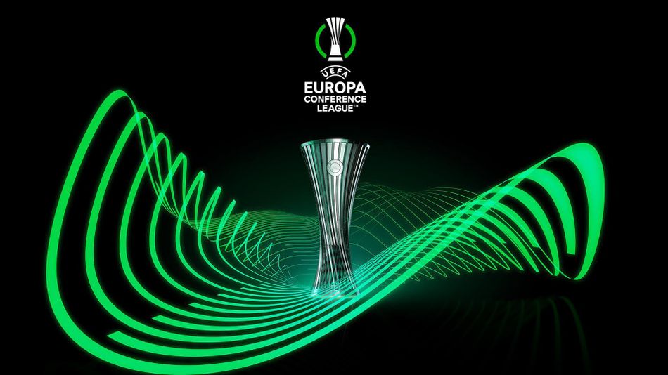 UEFA Europa Conference League logo with a green circular design and trophy icon, representing Europe’s third-tier club football competition.