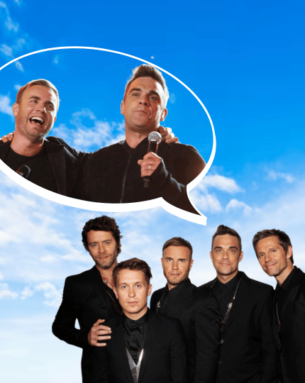 Robbie Williams re-join take that tour