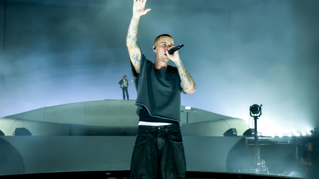 Justin Bieber on stage